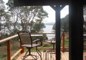 View of Grandma and Grandpa's Getaway private deck