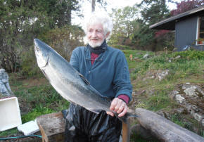 That is a really big salmon!