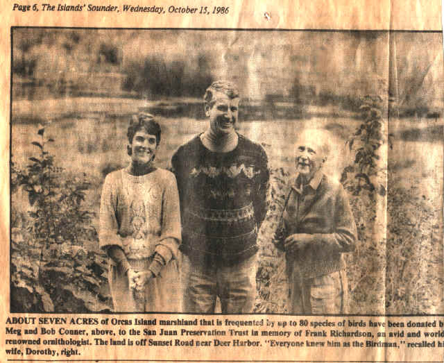 Meg and Bob Connor with Dorthy Richardson