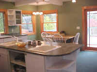 Maggie's Manor Kitchen looking East